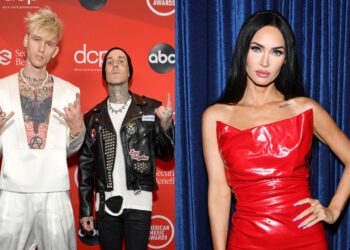 Blink 182's Travis Barker și Machine Gun Kelly a compus un scor pentru nașterea copilului lui Kelly și Megan Fox