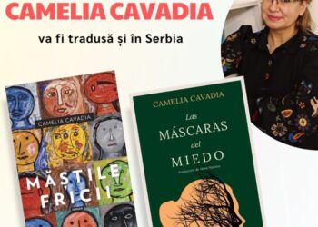 „Măștile fricii” de Camelia Cavadia, tradus în limba sârbă