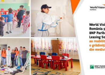 World Vision & BNP Paribas Leasing Solutions au reamenajat o grădiniță din Ialomița